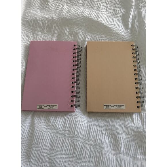 Lot of 2 Journals Notebooks Chandelier Glam Rhinestone Pink Beige Girly Lined - Picture 3 of 5